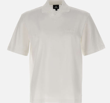 MACKAGE Polo in cotone biologico "Marco" WHITE Uomo 