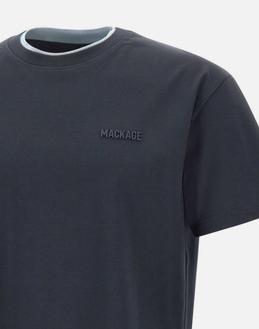 MACKAGE T-shirt in cotone biologico BLUE Uomo 