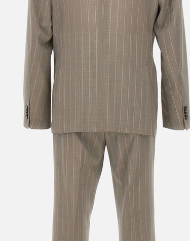 Abito gessato in lana 4032A3748 26313325 MANUEL RITZ 