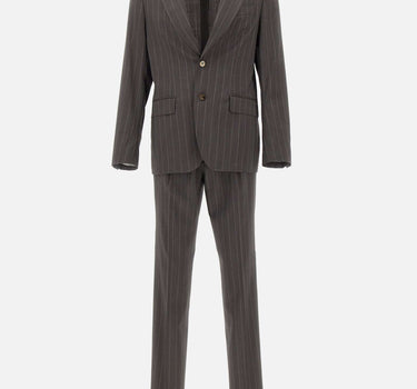 Abito gessato in lana 4032A3748 26313329 MANUEL RITZ 