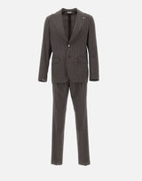 Abito gessato in lana 4032A3748 26313329 MANUEL RITZ 