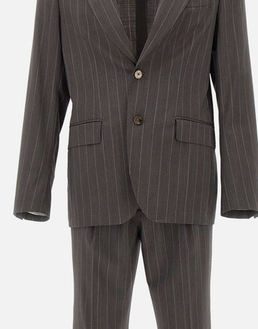Abito gessato in lana 4032A3748 26313329 MANUEL RITZ 