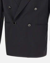 Blazer doppiopetto relaxed fit in fresco lana stretch 4032G2002Y 26000099 MANUEL RITZ 