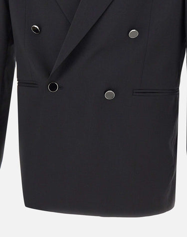 Blazer doppiopetto relaxed fit in fresco lana stretch 4032G2002Y 26000099 MANUEL RITZ 