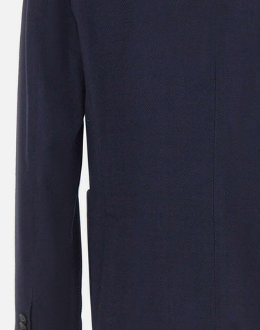 MANUEL RITZ Blazer in misto lana BLUE Uomo 
