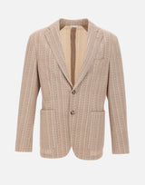Blazer "Nuvola" riga in jersey misto cotone 4032G2728MC 26327126 MANUEL RITZ 