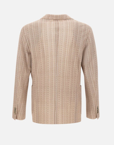 Blazer "Nuvola" riga in jersey misto cotone 4032G2728MC 26327126 MANUEL RITZ 