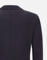 MANUEL RITZ Blazer in misto cotone BLUE Uomo 