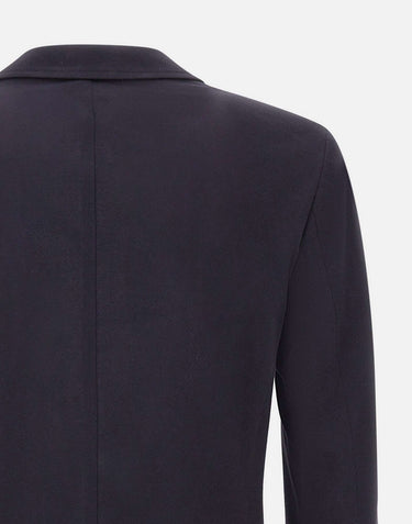 MANUEL RITZ Blazer in misto cotone BLUE Uomo 