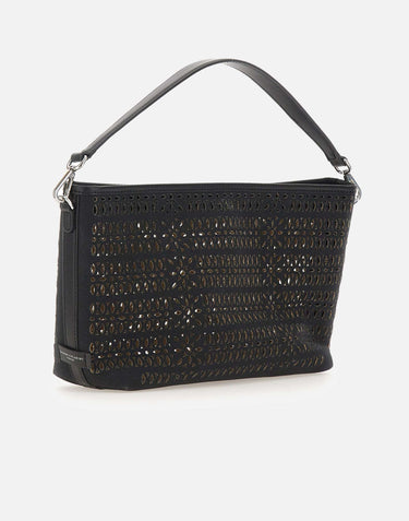 MARCELLA CLUB GIANNI CHIARINI Borsa a spalla "Mashup" BLACK Donna 