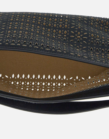 MARCELLA CLUB GIANNI CHIARINI Borsa a spalla "Mashup" BLACK Donna 