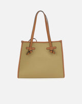 Borsa a spalla "Miss Marcella 32" BS6849 COMMCNVSETAIGACORDACARAMEL MARCELLA CLUB GIANNI CHIARINI 