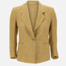 MARELLA Blazer aderente in lino delavé GREEN Donna 