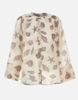 Camicia in voile di seta 2613111132200 004 MARELLA 