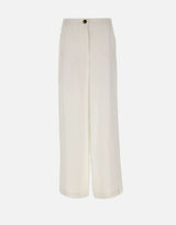 Pantaloni in misto viscosa e lino 2613131082200 001 MARELLA 