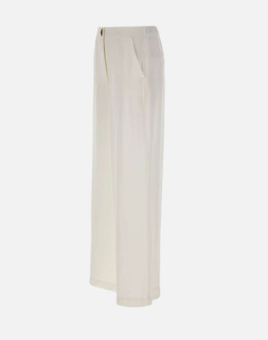 Pantaloni in misto viscosa e lino 2613131082200 001 MARELLA 