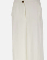 Pantaloni in misto viscosa e lino 2613131082200 001 MARELLA 