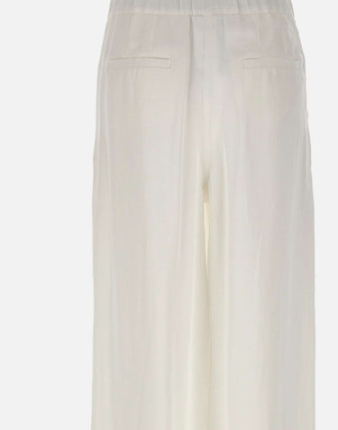 Pantaloni in misto viscosa e lino 2613131082200 001 MARELLA 