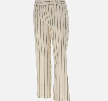 Pantalone flare in lino e cotone 2613131112200 001 MARELLA 
