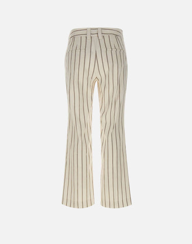 Pantalone flare in lino e cotone 2613131112200 001 MARELLA 