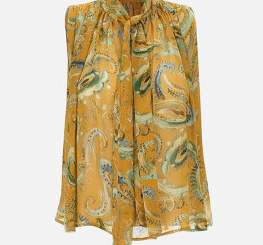 MARELLA Top in viscosa con foulard MULTICOLOR Donna 