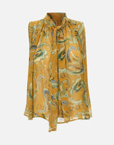 MARELLA Top in viscosa con foulard MULTICOLOR Donna 