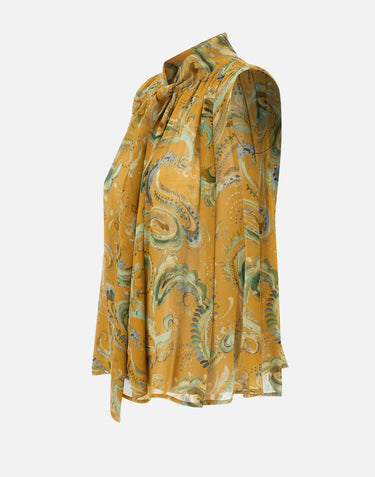 MARELLA Top in viscosa con foulard MULTICOLOR Donna 
