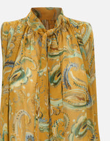 MARELLA Top in viscosa con foulard MULTICOLOR Donna 