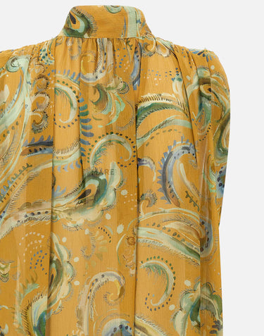 MARELLA Top in viscosa con foulard MULTICOLOR Donna 