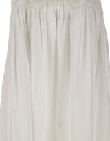 Abito lungo con pizzo floreale W06040581 WHITE MAURIZIO MYKONOS 