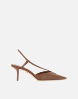 Slingback in tela effetto rafia 2614521192600 007 MAX MARA 