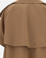 MAX MARA Mantella in gabardina antigoccia BROWN Donna 
