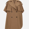 MAX MARA Mantella in gabardina antigoccia BROWN Donna 