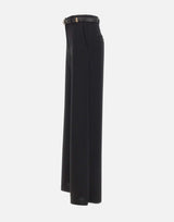 MAX MARA STUDIO Pantalone in cady BLACK Donna 