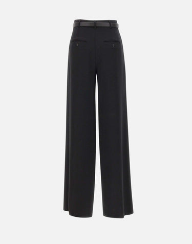 MAX MARA STUDIO Pantalone in cady BLACK Donna 