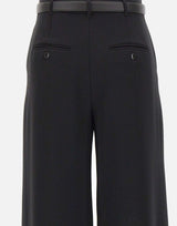MAX MARA STUDIO Pantalone in cady BLACK Donna 
