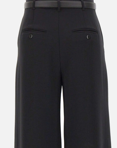 MAX MARA STUDIO Pantalone in cady BLACK Donna 