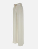 MAX MARA STUDIO Pantalone in cady WHITE Donna 