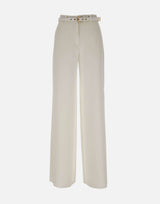 MAX MARA STUDIO Pantalone in cady WHITE Donna 