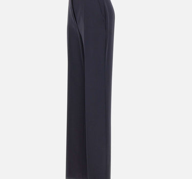 MAX MARA STUDIO Pantalone in lana crêpe BLUE Donna 