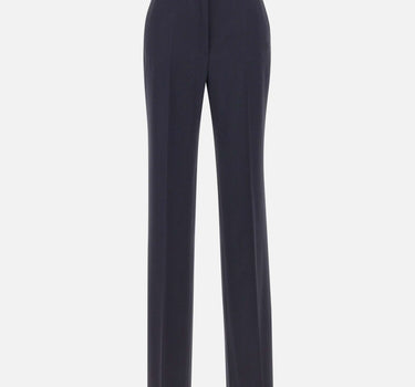 MAX MARA STUDIO Pantalone in lana crêpe BLUE Donna 