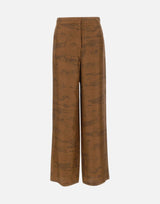 Pantalone in seta stampata 2616131101600 004 MAX MARA STUDIO 