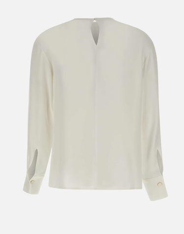 MAX MARA STUDIO Blusa "Kaki" WHITE Donna 