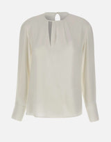 MAX MARA STUDIO Blusa "Kaki" WHITE Donna 