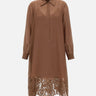Abito chemisier in garza ramié ricamata 2616231012600 062 MAX MARA STUDIO 