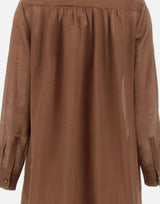 Abito chemisier in garza ramié ricamata 2616231012600 062 MAX MARA STUDIO 