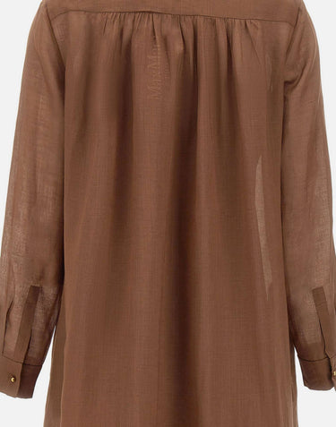 Abito chemisier in garza ramié ricamata 2616231012600 062 MAX MARA STUDIO 