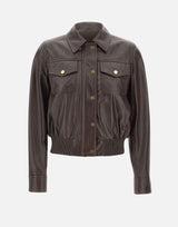 Giacca in pelle "Biada" 2616441011600 002 MAX MARA STUDIO 