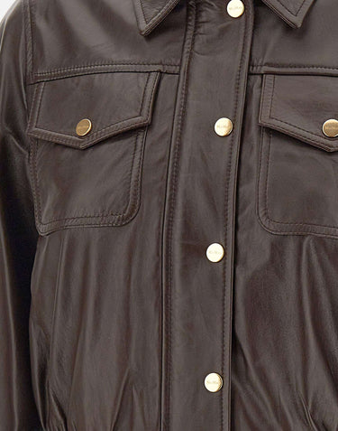 Giacca in pelle "Biada" 2616441011600 002 MAX MARA STUDIO 