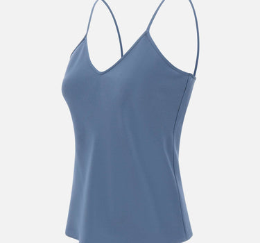 MAX MARA STUDIO ELEGANTE Top con spalline BLUE Donna 